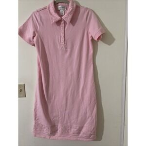 Sport Savvy Tee Shirt Dress Pink Women's Size Small